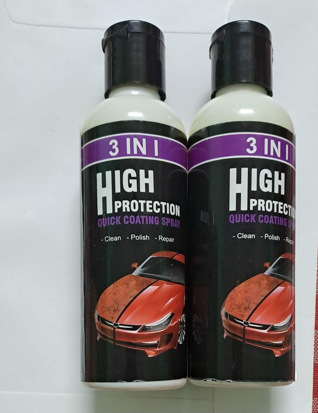 Hydrophobic Nano Coating Car Polish Spray – Scratch Protection for Cars, Bikes & Boats (Pack of 2)