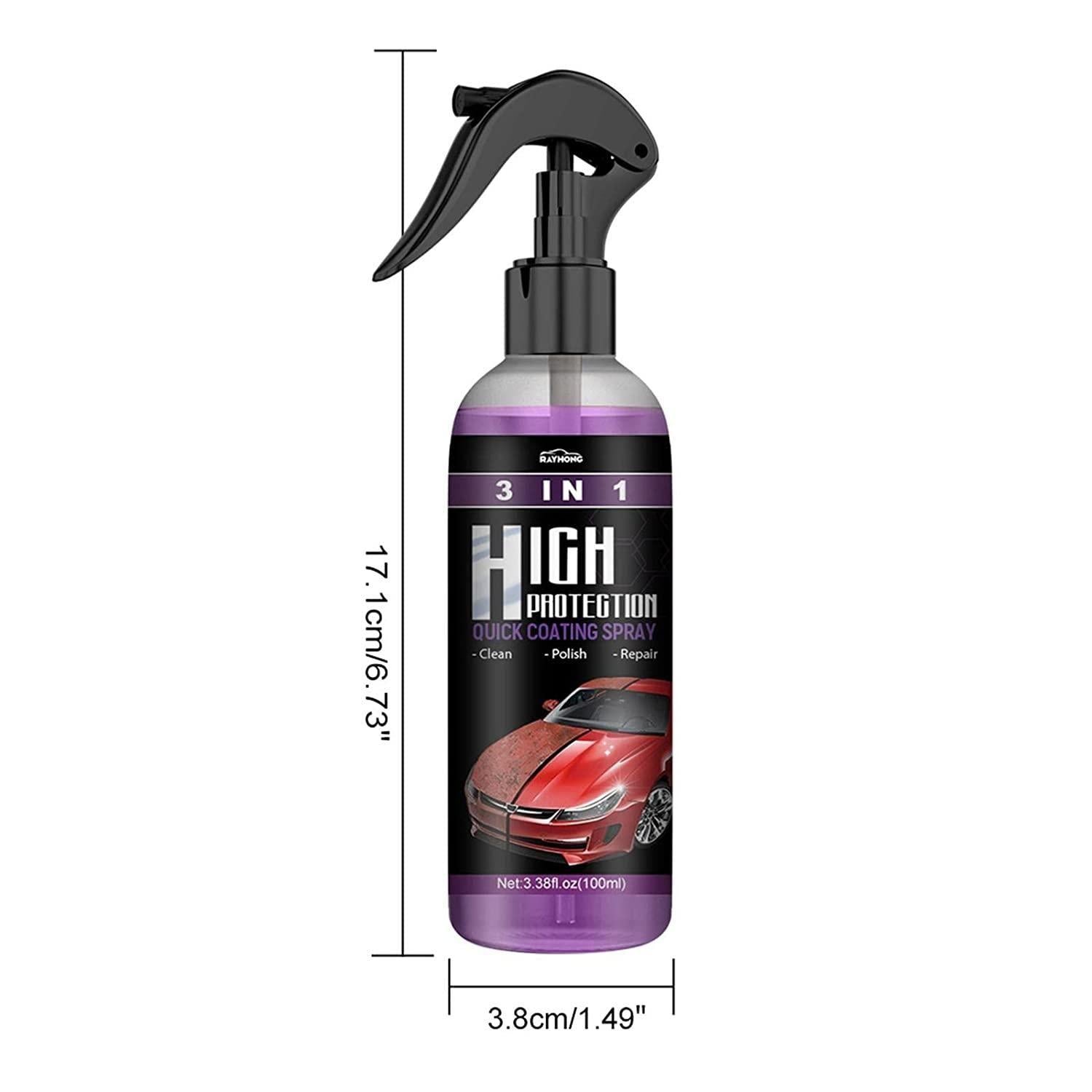 Hydrophobic Nano Coating Car Polish Spray – Scratch Protection for Cars, Bikes & Boats (Pack of 2)