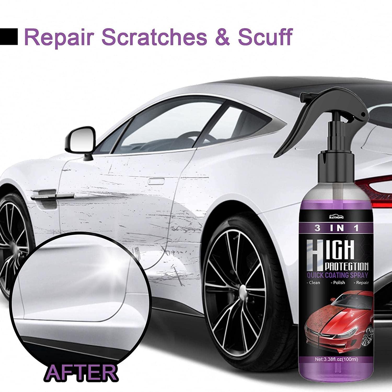 Hydrophobic Nano Coating Car Polish Spray – Scratch Protection for Cars, Bikes & Boats (Pack of 2)
