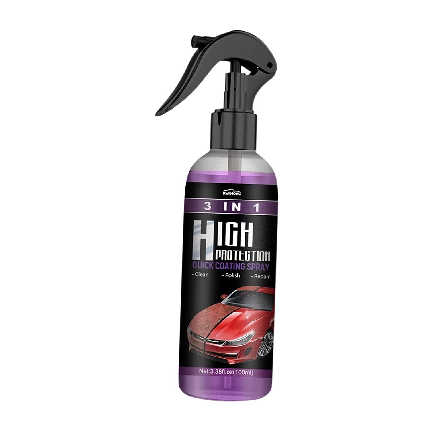 Hydrophobic Nano Coating Car Polish Spray – Scratch Protection for Cars, Bikes & Boats (Pack of 2)