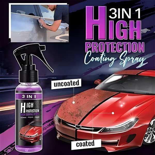 Hydrophobic Nano Coating Car Polish Spray – Scratch Protection for Cars, Bikes & Boats (Pack of 2)