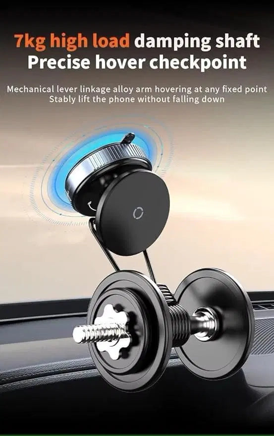 Magnetic Car Phone Holder – Strong Suction Mount for Dashboard & Windshield