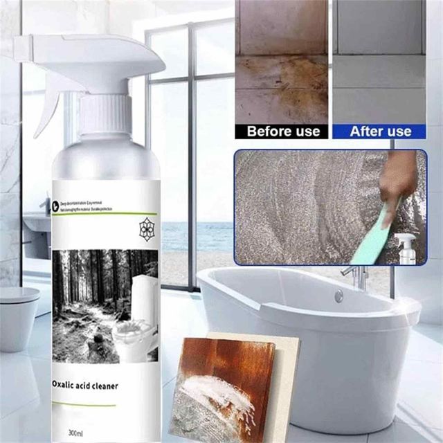 Multi-Purpose Oxalic Acid Stain Remover Spray – Car & Home Cleaning (Pack of 2)