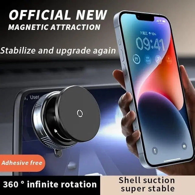 Magnetic Car Phone Holder – Strong Suction Mount for Dashboard & Windshield